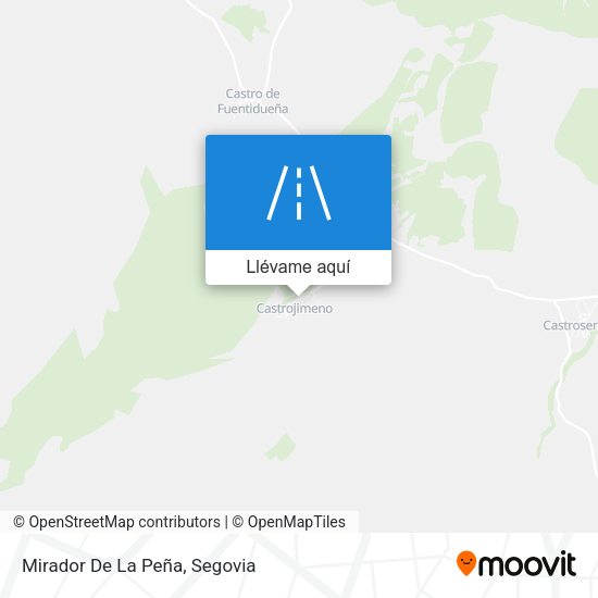 Mapa Mirador De La Peña