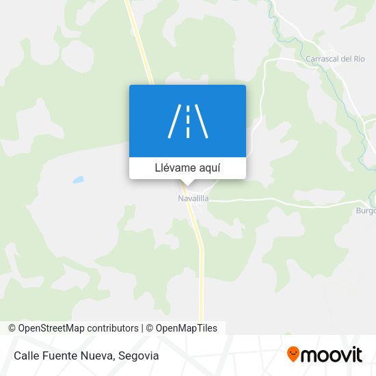 Mapa Calle Fuente Nueva