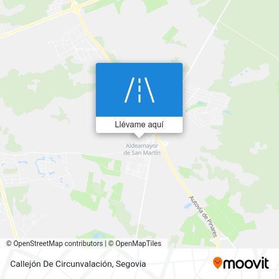 Mapa Callejón De Circunvalación