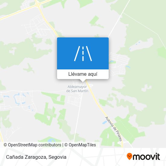 Mapa Cañada Zaragoza