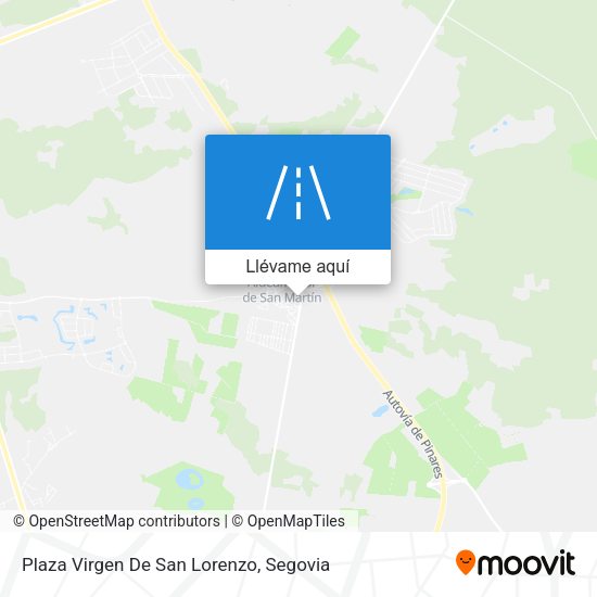 Mapa Plaza Virgen De San Lorenzo
