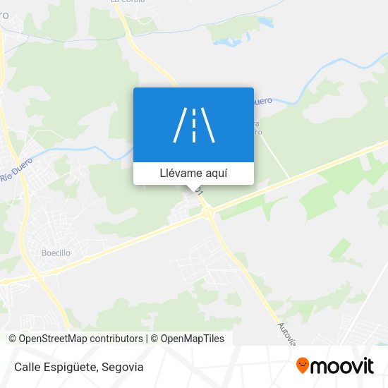 Mapa Calle Espigüete