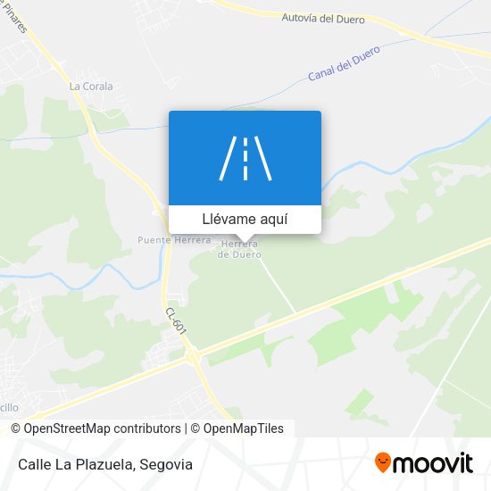 Mapa Calle La Plazuela