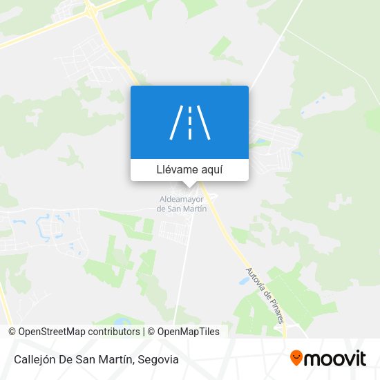 Mapa Callejón De San Martín