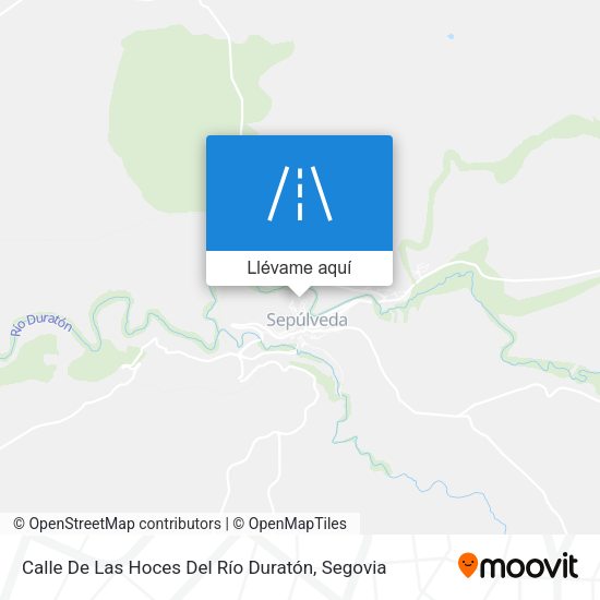Mapa Calle De Las Hoces Del Río Duratón