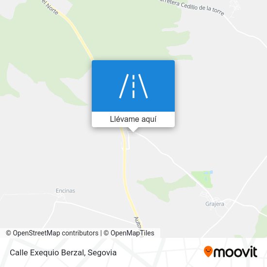 Mapa Calle Exequio Berzal