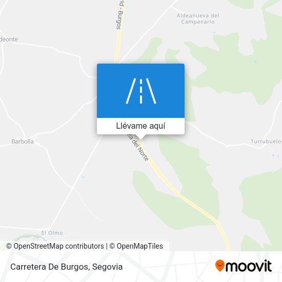 Mapa Carretera De Burgos