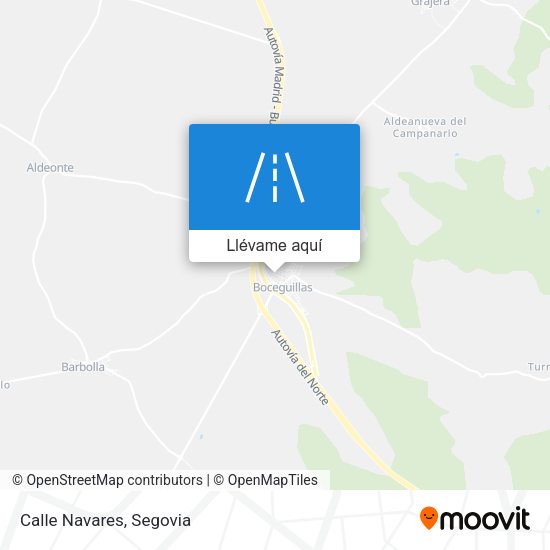 Mapa Calle Navares