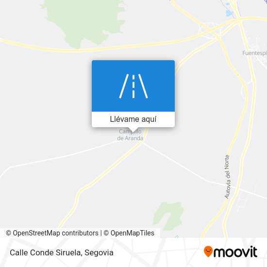 Mapa Calle Conde Siruela