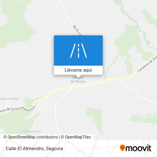 Mapa Calle El Almendro