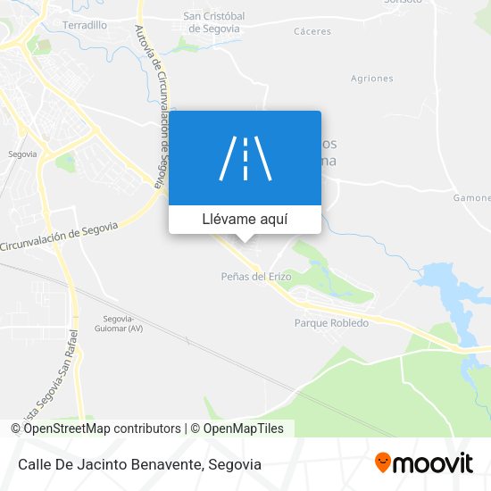 Mapa Calle De Jacinto Benavente