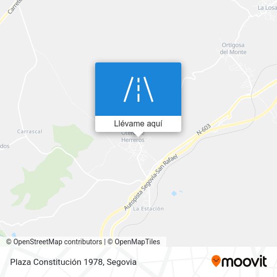 Mapa Plaza Constitución 1978