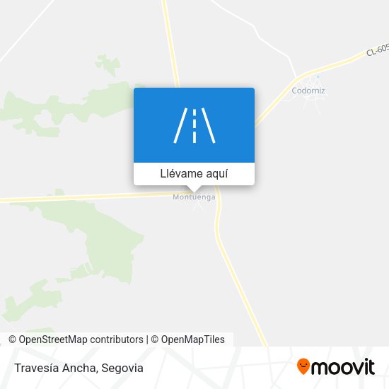 Mapa Travesía Ancha