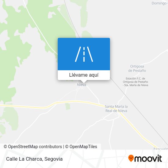 Mapa Calle La Charca