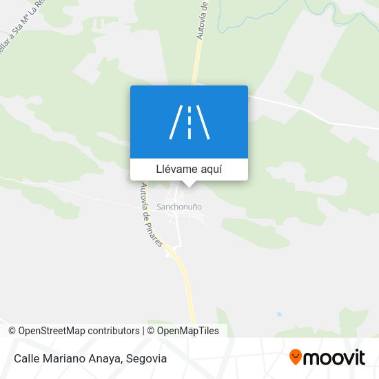 Mapa Calle Mariano Anaya