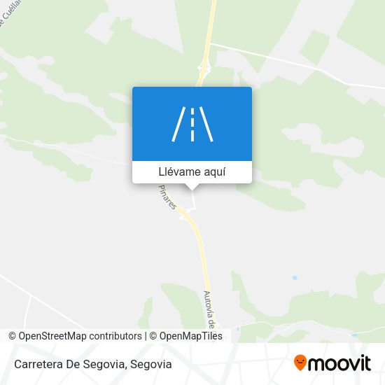 Mapa Carretera De Segovia