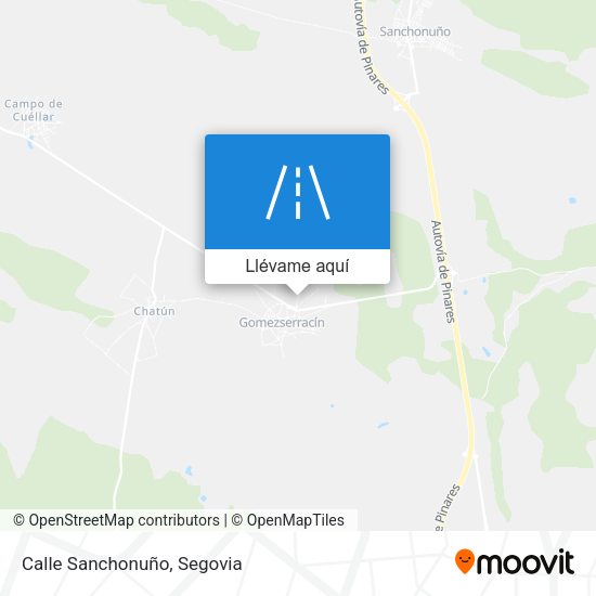 Mapa Calle Sanchonuño