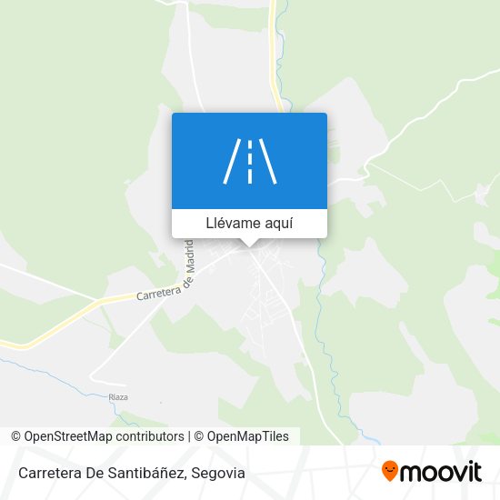 Mapa Carretera De Santibáñez