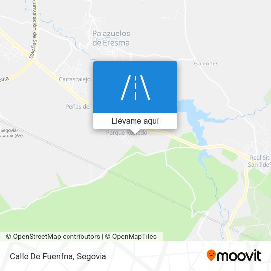 Mapa Calle De Fuenfría