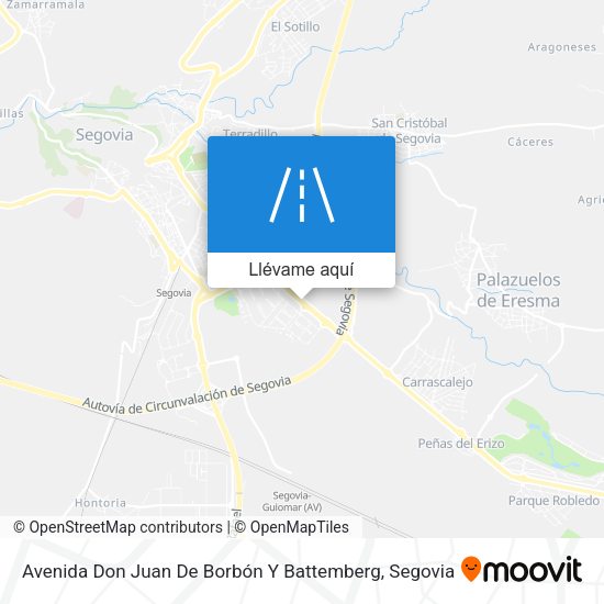 Mapa Avenida Don Juan De Borbón Y Battemberg