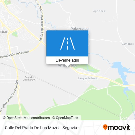 Mapa Calle Del Prado De Los Mozos