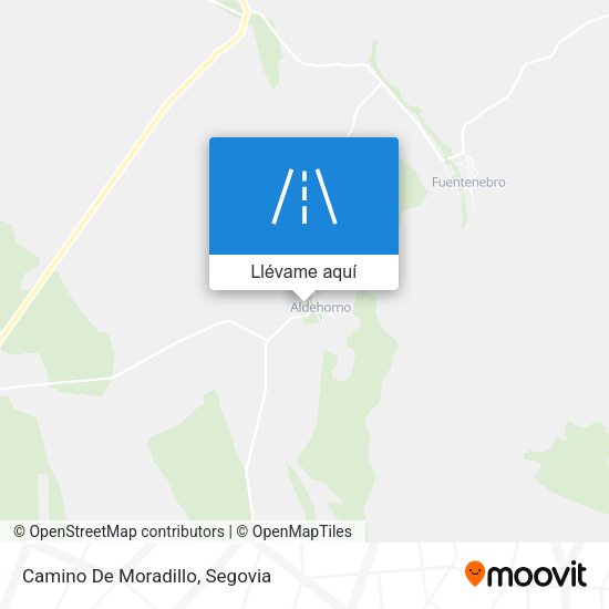 Mapa Camino De Moradillo
