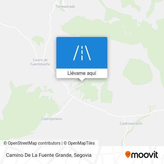 Mapa Camino De La Fuente Grande