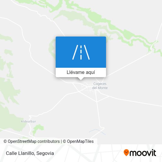 Mapa Calle Llanillo