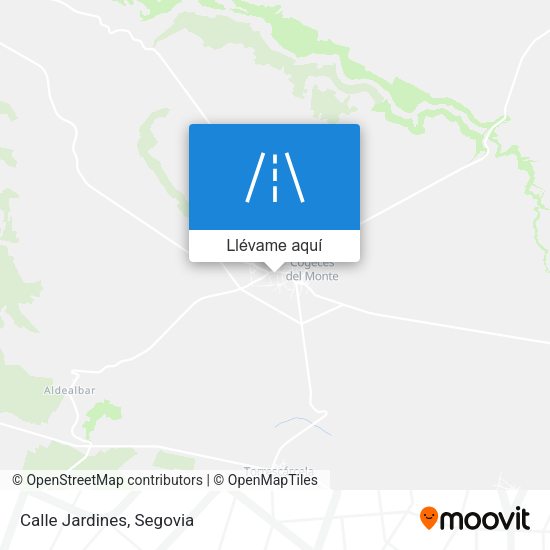 Mapa Calle Jardines