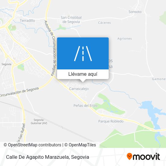 Mapa Calle De Agapito Marazuela