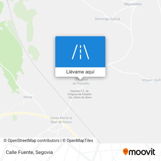 Mapa Calle Fuente