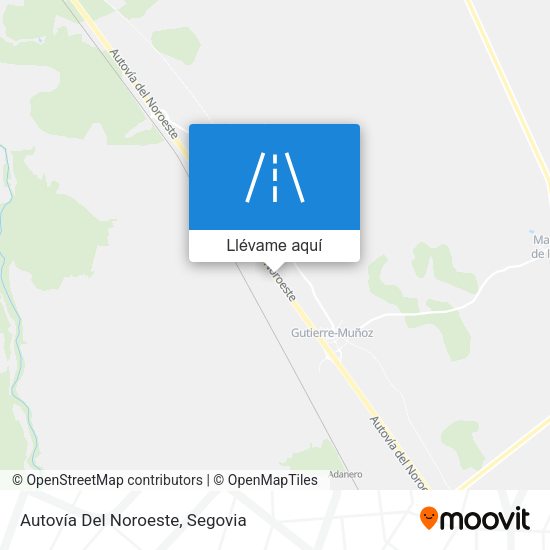 Mapa Autovía Del Noroeste