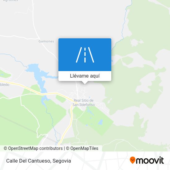 Mapa Calle Del Cantueso