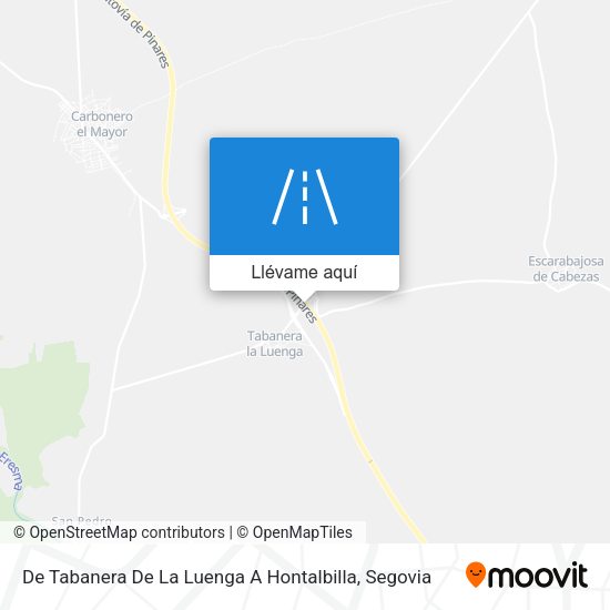 Mapa De Tabanera De La Luenga A Hontalbilla
