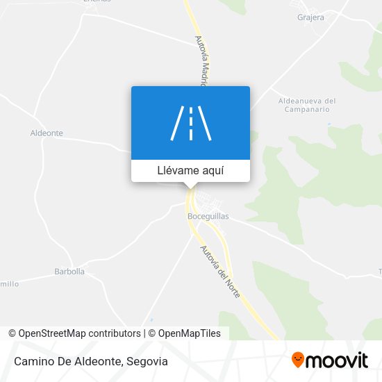 Mapa Camino De Aldeonte
