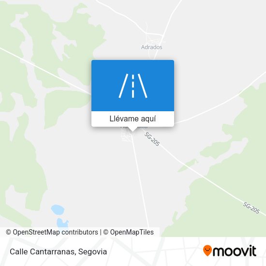 Mapa Calle Cantarranas