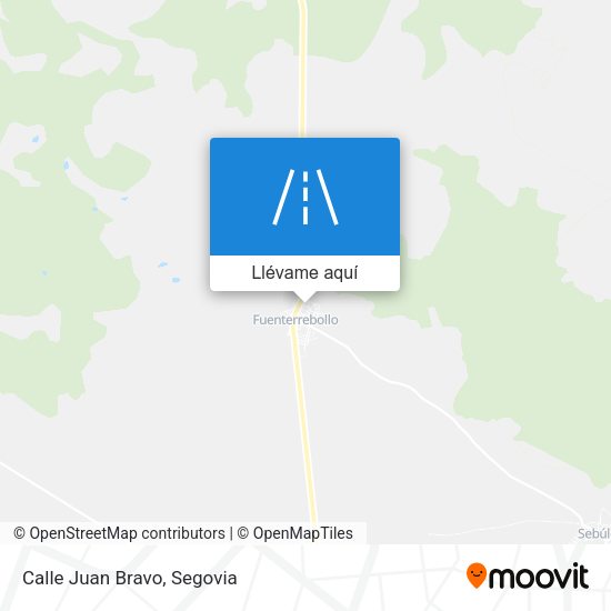 Mapa Calle Juan Bravo