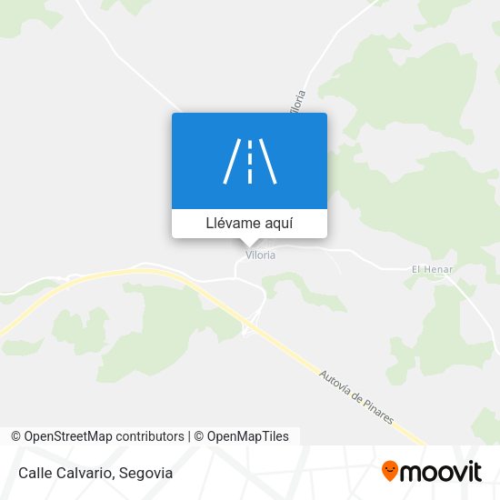 Mapa Calle Calvario