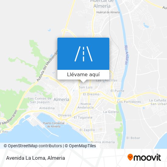 Mapa Avenida La Loma