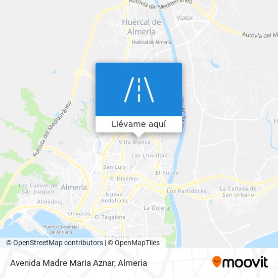 Mapa Avenida Madre María Aznar