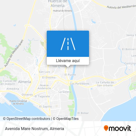 Mapa Avenida Mare Nostrum