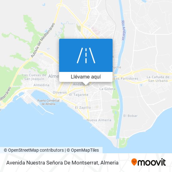 Mapa Avenida Nuestra Señora De Montserrat