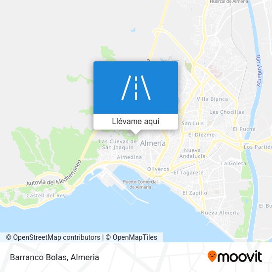 Mapa Barranco Bolas