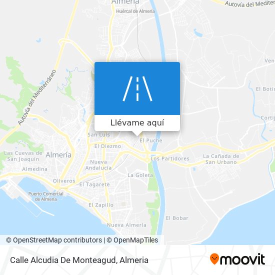 Mapa Calle Alcudia De Monteagud