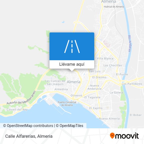Mapa Calle Alfarerías