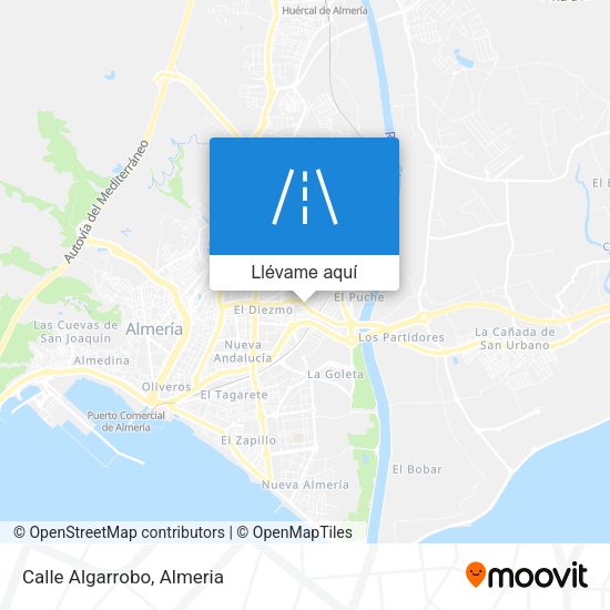 Mapa Calle Algarrobo