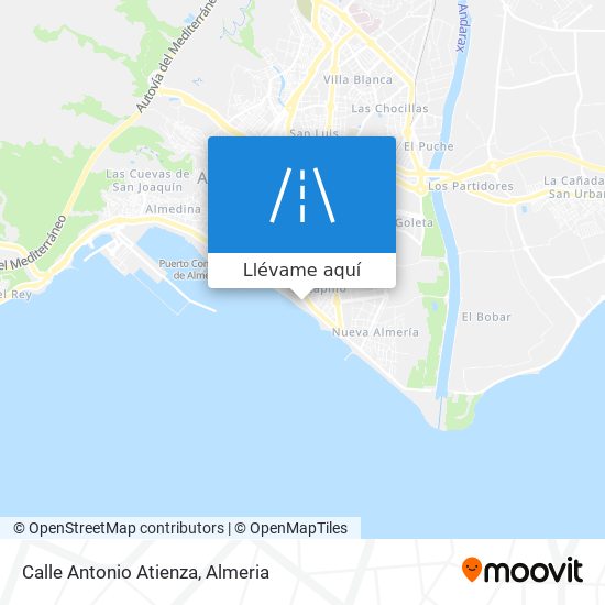 Mapa Calle Antonio Atienza