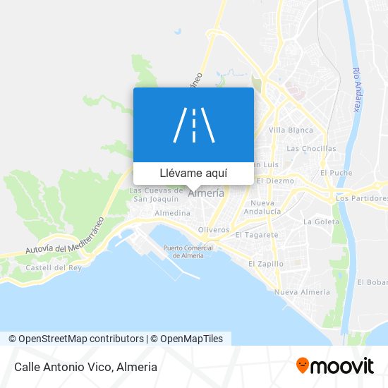 Mapa Calle Antonio Vico