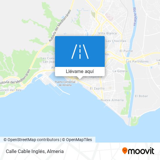 Mapa Calle Cable Inglés