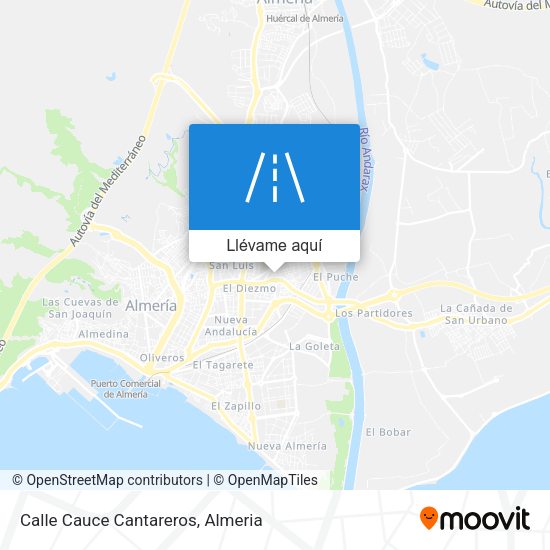 Mapa Calle Cauce Cantareros